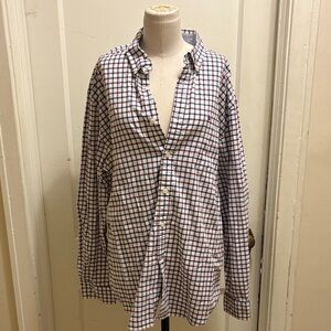 Tommy Hilfiger Navy Plaid Shirt